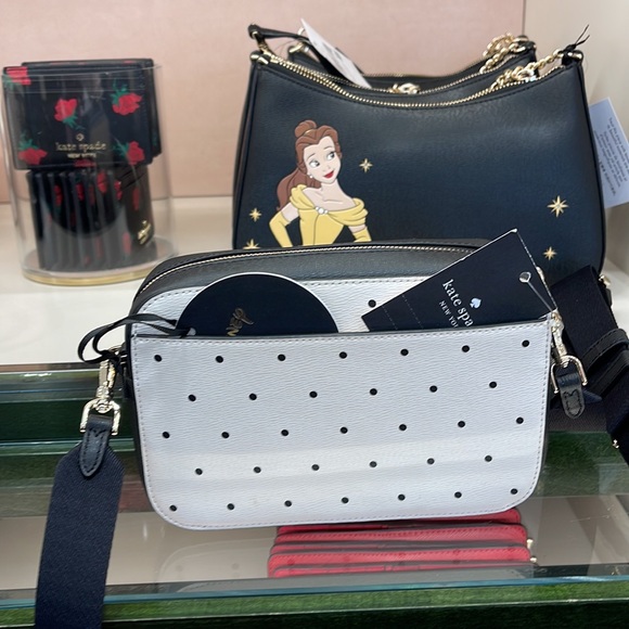 Disney X Kate Spade Beauty Mini Camera Crossbody Bag Cream Multi
 NWT - Picture 6 of 16